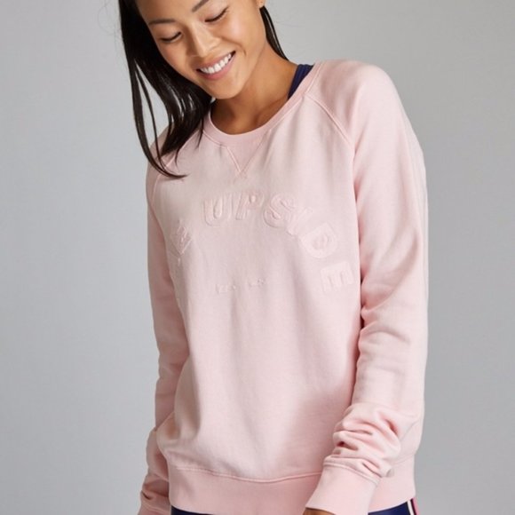 The Upside Sweaters - The Upside Nude Horseshoe Logo Pullover Sweater